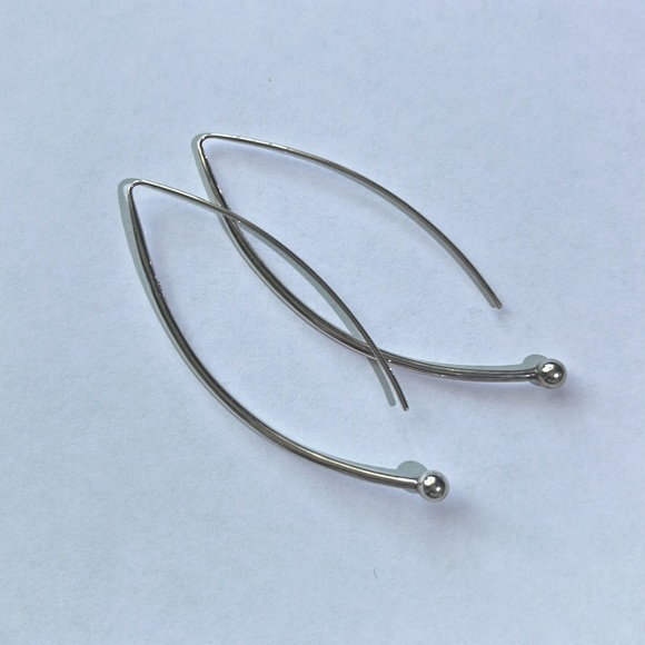 Silpada .925 Rare Vintage Sterling Silver Classy Earrings 3.75”L, 1”W - Picture 5 of 10